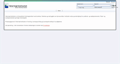 Desktop Screenshot of data.vetinst.no